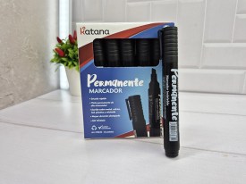 Pack 12 fibrones negros permenentes KATANA 